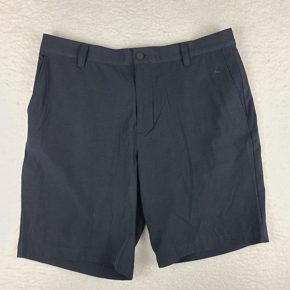 Banana Republic Shorts Mens 38 Black 9" Inseam Casual Performance Tech Golf *